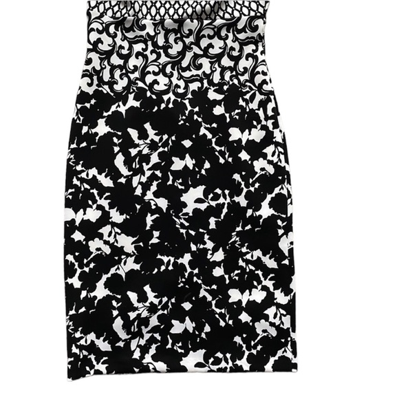 WHBM Geometric Floral Sleeveless Sheath Dress - Picture 4 of 9